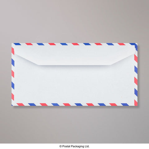 215 - White Blue Opaque Gummed Business Envelopes - Business Envelopes