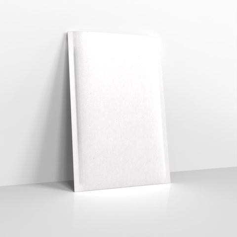 White Paper Finish Bubble Bag Mailers