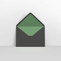 Black & Green Fancy Paper Lined Envelopes