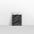 Black Metallic Finish Foil Envelopes