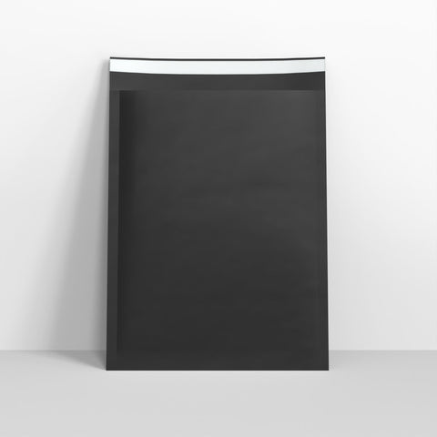 Black Paper Finish Bubble Bag Mailers