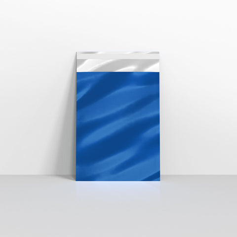 Blue Metallic Finish Foil Envelopes