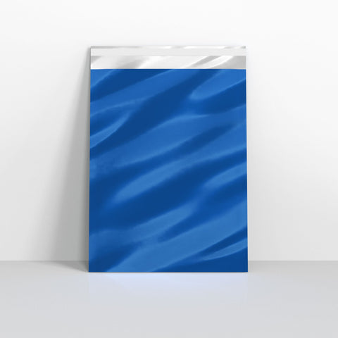 Blue Metallic Finish Foil Envelopes