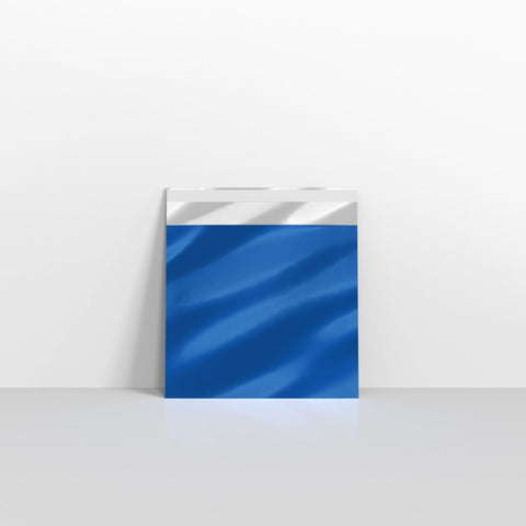 Blue Metallic Finish Foil Envelopes