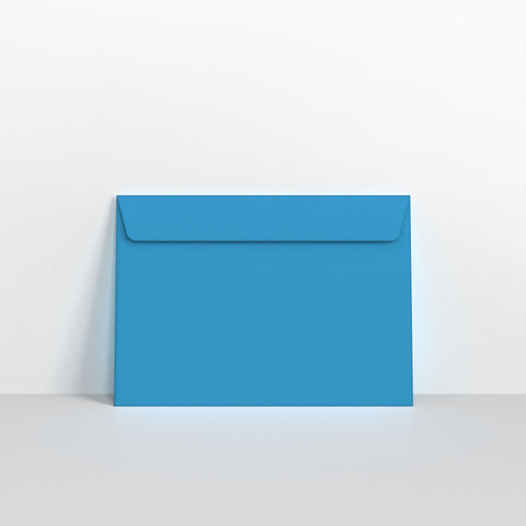 Bright Blue Coloured Peel and Seal Envelopes