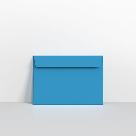 Bright Blue Coloured Peel and Seal Envelopes