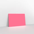 Bright Pink Coloured Gummed V Flap Envelopes