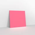 Bright Pink Coloured Gummed V Flap Envelopes