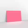 Bright Pink Coloured Gummed V Flap Envelopes