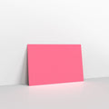 Bright Pink Coloured Gummed V Flap Envelopes