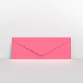 Bright Pink Coloured Gummed V Flap Envelopes