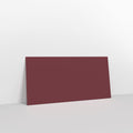 Burgundy Coloured Gummed V Flap Envelopes