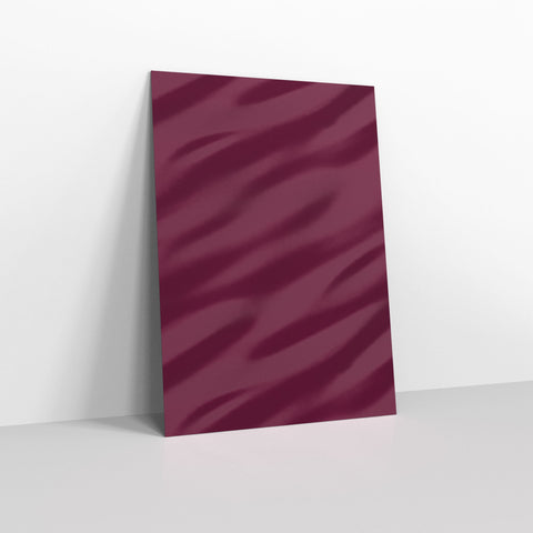 Burgundy Matt Finish Foil Envelopes