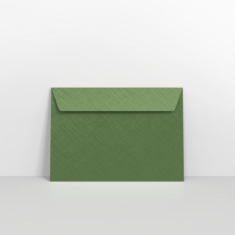 Forest Green Textured Envelopes