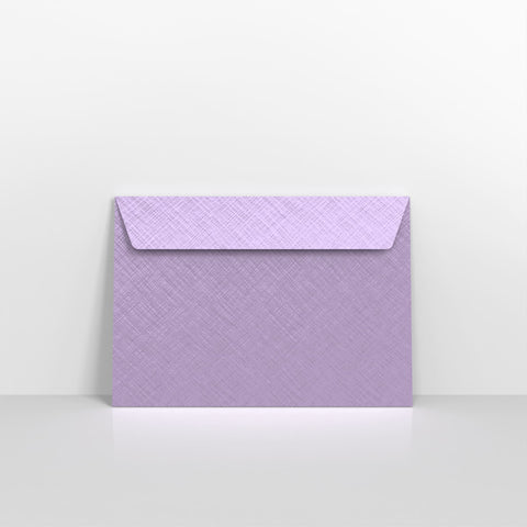 Lilac Textured Envelopes