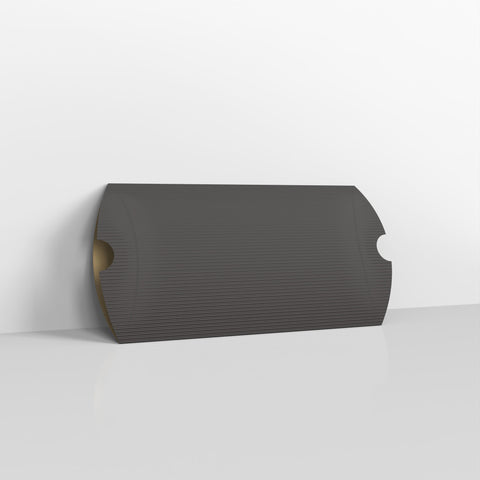 Black Corrugated Pillow Boxes