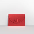 Cardinal Red Butterfly Envelopes