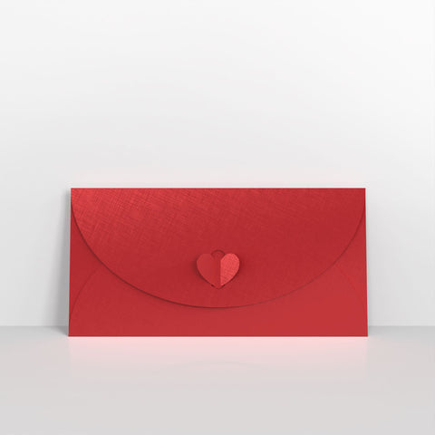 Cardinal Red Butterfly Envelopes