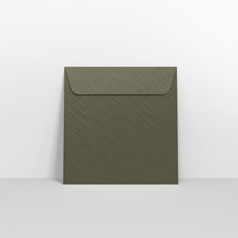 Champagne Green Textured Envelopes