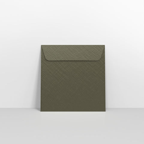 Champagne Green Textured Envelopes