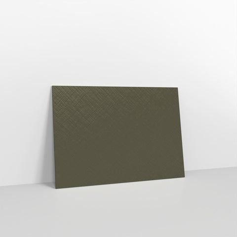 Champagne Green Textured Envelopes