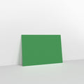 Dark Green Coloured Gummed V Flap Envelopes