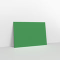 Dark Green Coloured Gummed V Flap Envelopes