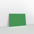 Dark Green Coloured Gummed V Flap Envelopes