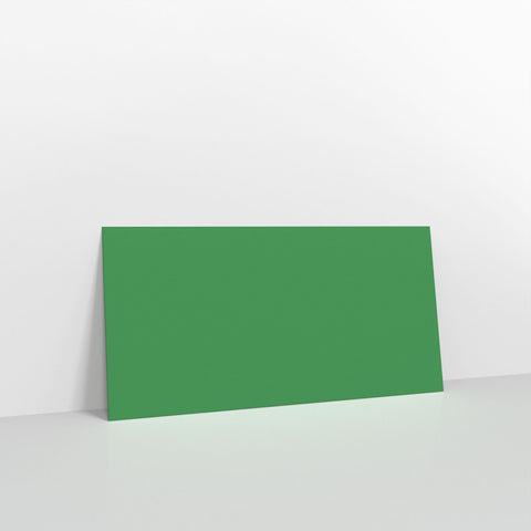 Dark Green Coloured Gummed V Flap Envelopes