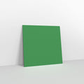 Dark Green Coloured Gummed V Flap Envelopes