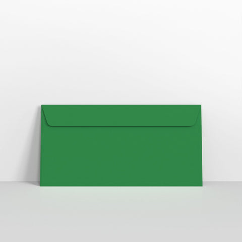 Dark Green Coloured Peel and Seal Envelopes