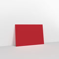 Dark Red Coloured Gummed V Flap Envelopes