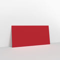 Dark Red Coloured Gummed V Flap Envelopes