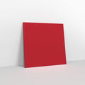 Dark Red Coloured Gummed V Flap Envelopes