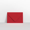 Dark Red Coloured Gummed V Flap Envelopes