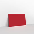 Dark Red Coloured Gummed V Flap Envelopes