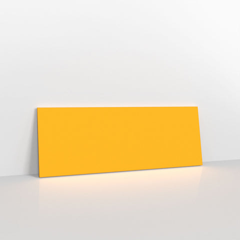 Dark Yellow Coloured Gummed V Flap Envelopes