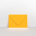 Dark Yellow Coloured Gummed V Flap Envelopes