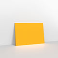 Dark Yellow Coloured Gummed V Flap Envelopes