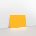 Dark Yellow Coloured Gummed V Flap Envelopes