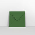 Green Coloured Gummed V Flap Envelopes