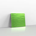 Green Metallic Finish Bubble Bag Mailers