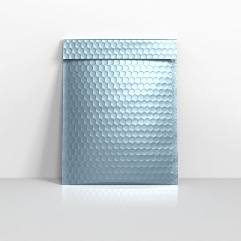 Ice Blue Matt Finish Bubble Bag Mailers