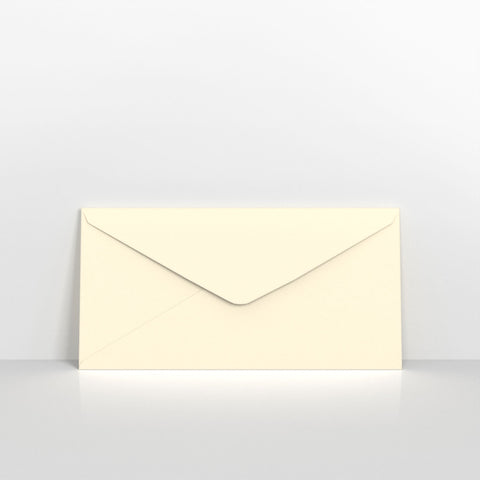 Ivory Coloured Gummed V Flap Envelopes