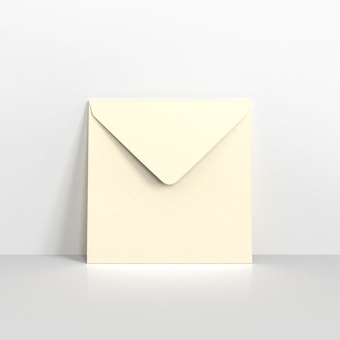 Ivory Coloured Gummed V Flap Envelopes