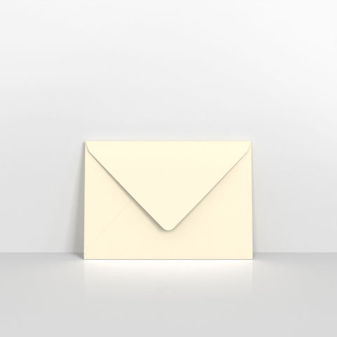 Ivory Coloured Gummed V Flap Envelopes