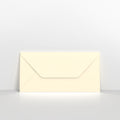 Ivory Wove Coloured Gummed Greeting Card V Flap Envelopes