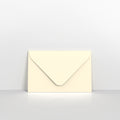 Ivory Wove Coloured Gummed Greeting Card V Flap Envelopes