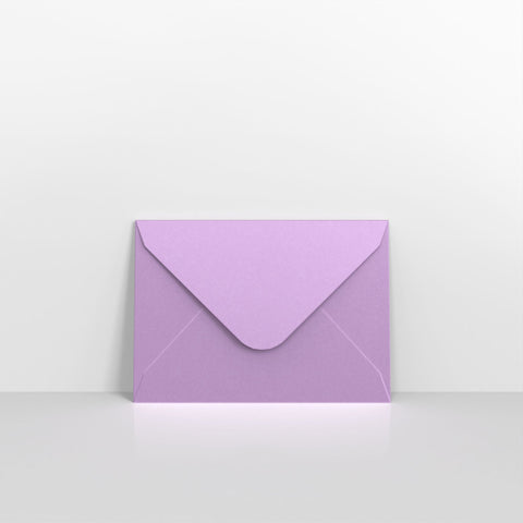 Lavender Pearlescent Envelopes