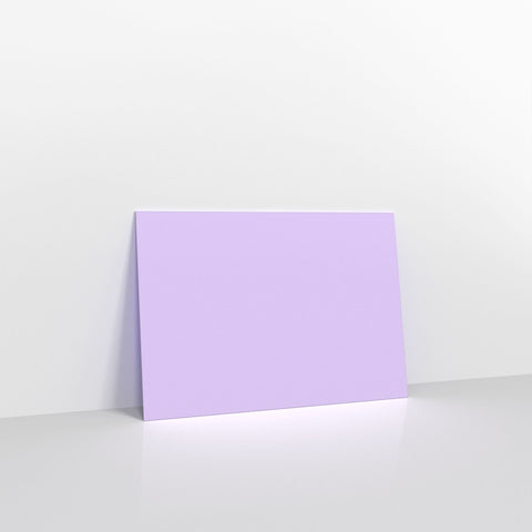 Lilac Lustre Coloured Gummed Greeting Card V Flap Envelopes